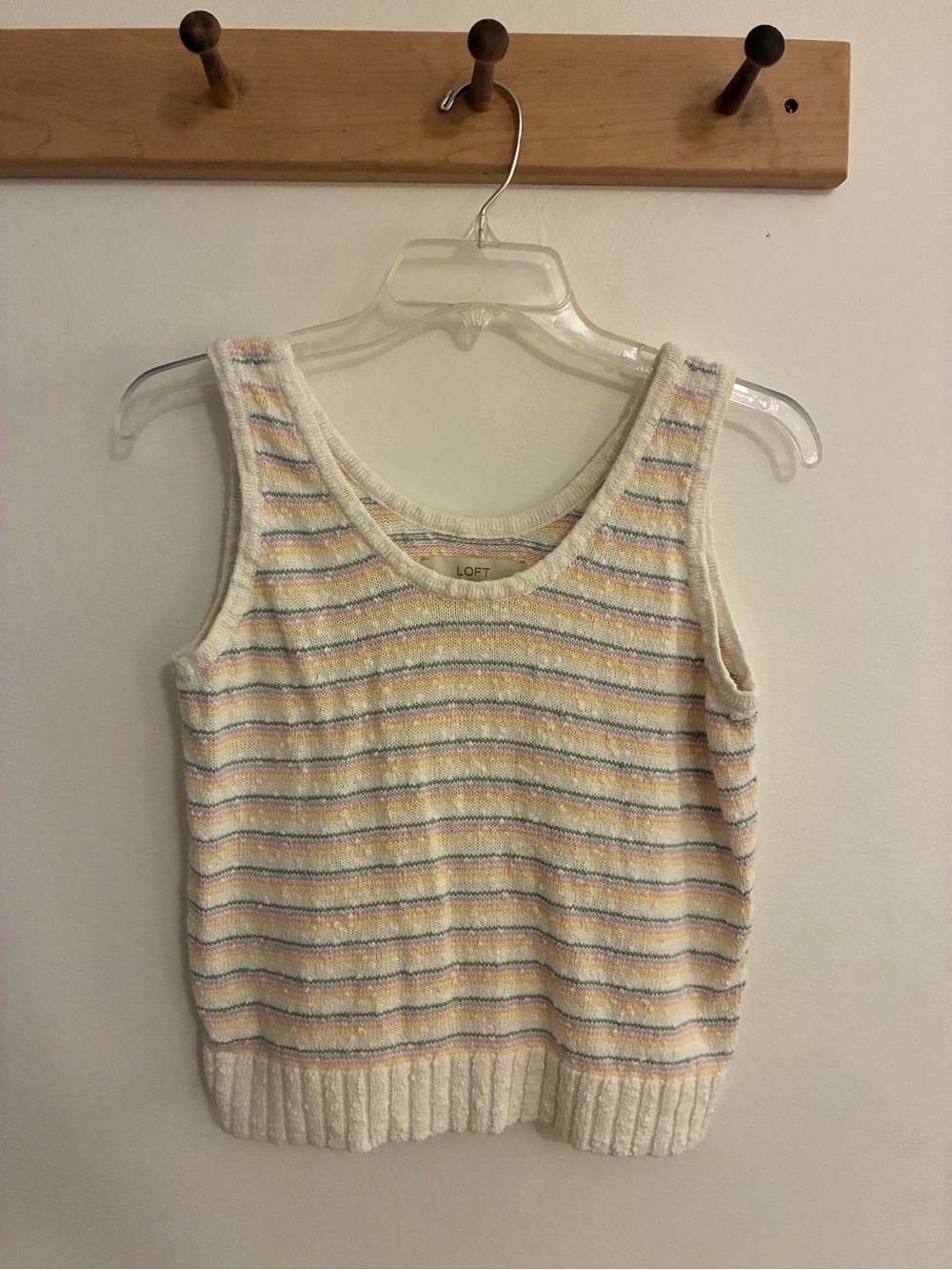 LOFT Cropped Knit Tank